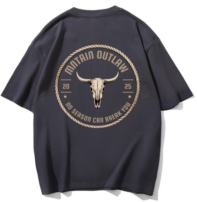 Mntain Outlaw - Outlaw Rope Seal Longhorn T-Shirt
