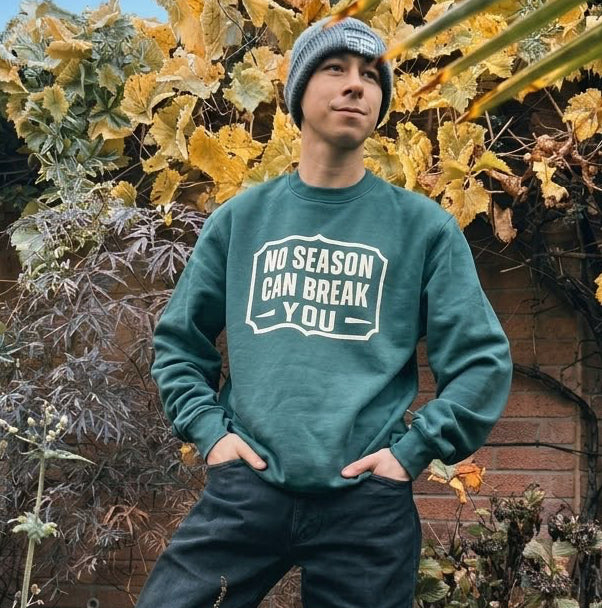 Mntain Outlaw No Season Can Break You / Stag Oversized heavyweight sweatshirt