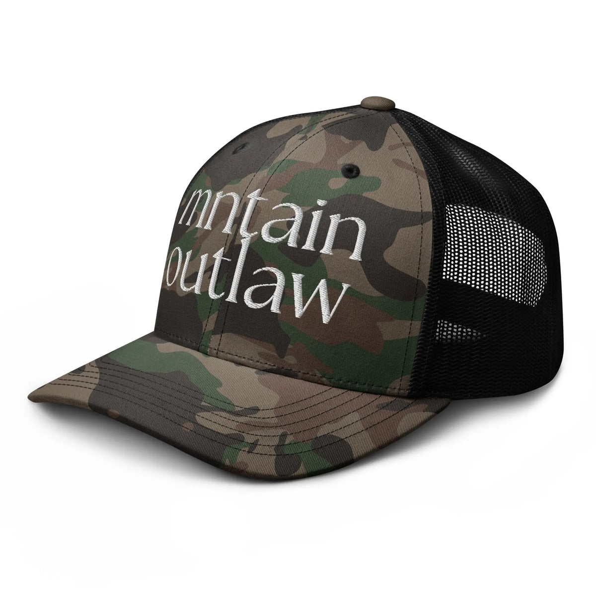 mnatin outlaw REBEL Camouflage trucker hat - MNTAIN OUTLAW LTD