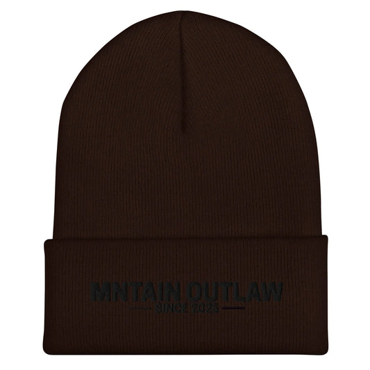 mntain outlaw RAW Cuffed Beanie - MNTAIN OUTLAW LTD