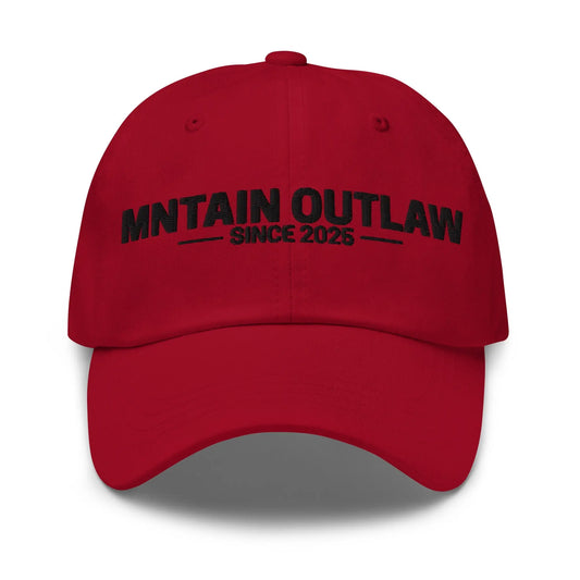 mntain outlaw RAW Dad hat - MNTAIN OUTLAW LTD