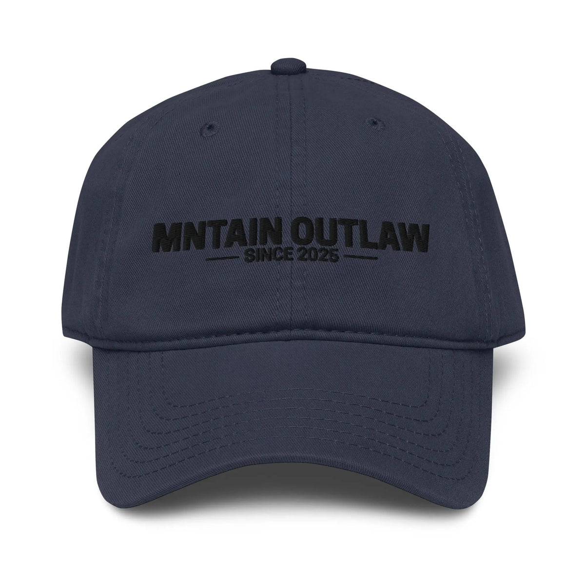 mntain outlaw RAW Garment washed baseball cap - MNTAIN OUTLAW LTD
