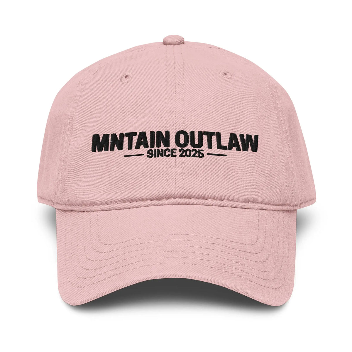 mntain outlaw RAW Garment washed baseball cap - MNTAIN OUTLAW LTD