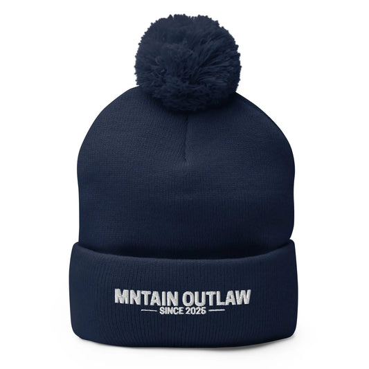 mntain outlaw RAW Pom - Pom Beanie - MNTAIN OUTLAW LTD