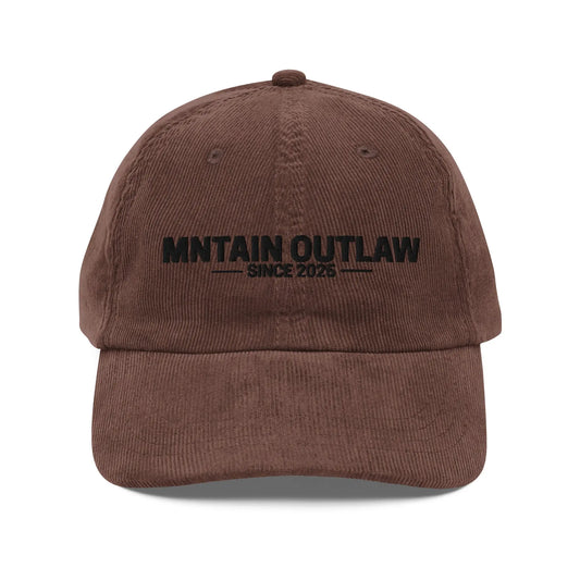 mntain outlaw RAW Vintage corduroy cap - MNTAIN OUTLAW LTD