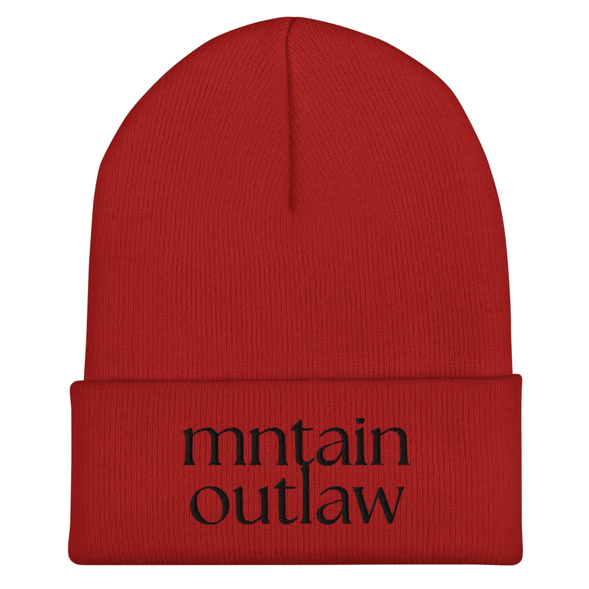 mntain outlaw REBEL Cuffed Beanie - MNTAIN OUTLAW LTD