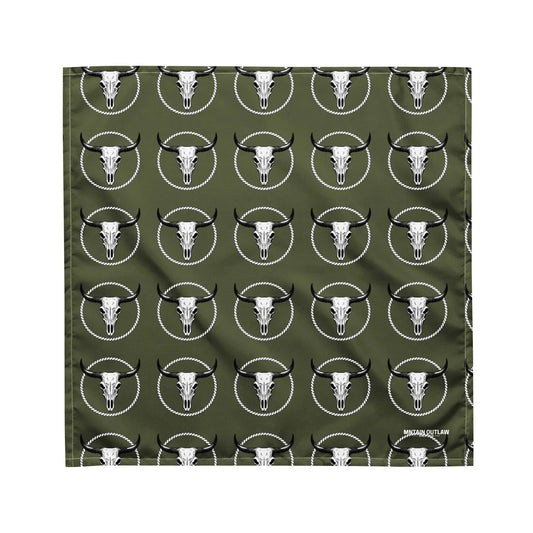 THE LONGHORN CODE – OUTLAW BANDANNA - MNTAIN OUTLAW LTD