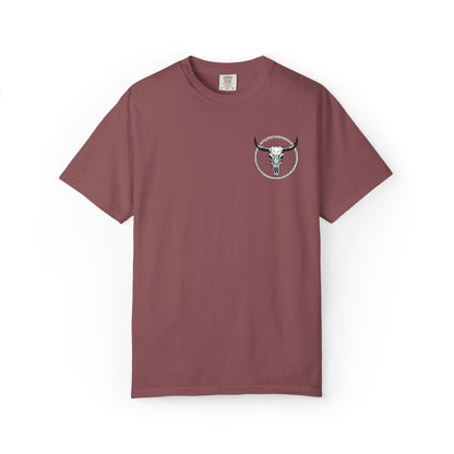 Mntain Outlaw Embroidered Unisex Garment-Dyed T-shirt
