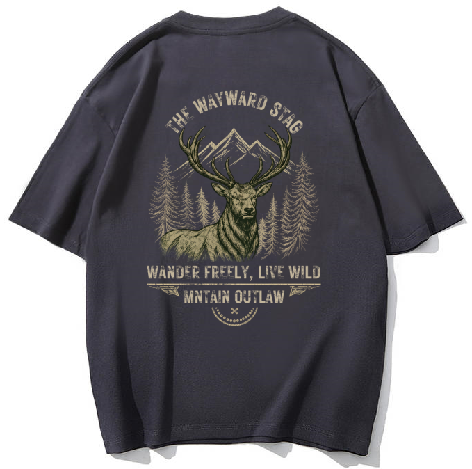 Mntain Outlaw - The Wayward Stag Graphic T-Shirt