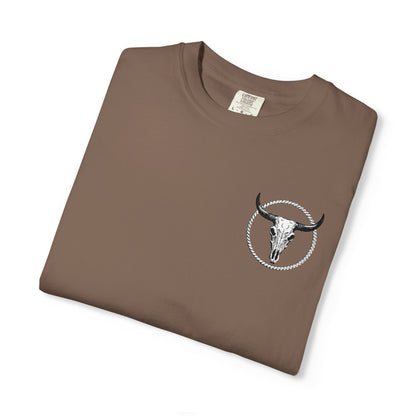 Mntain Outlaw Embroidered Unisex Garment-Dyed T-shirt