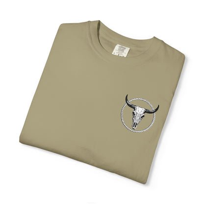 Mntain Outlaw Embroidered Unisex Garment-Dyed T-shirt