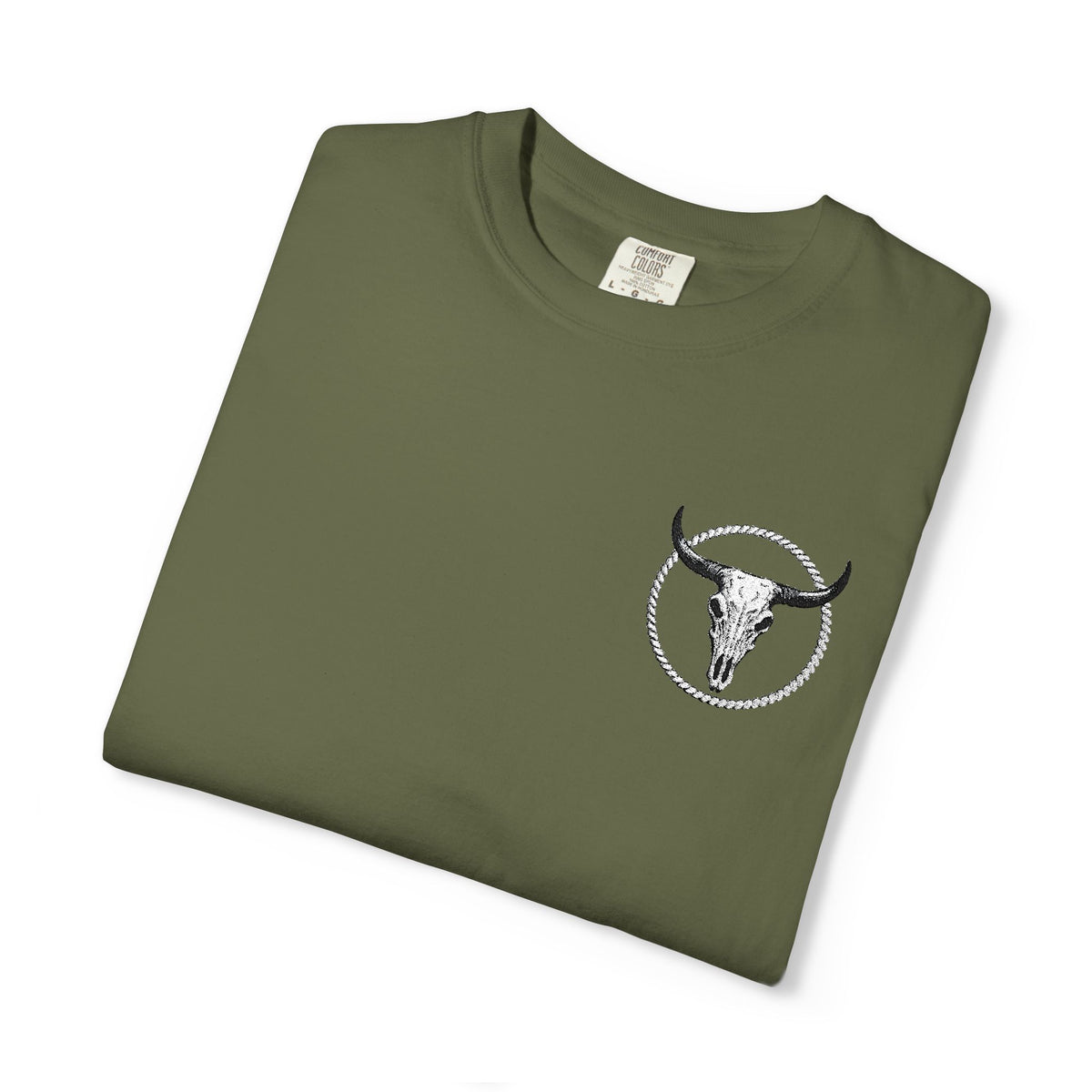Mntain Outlaw Embroidered Unisex Garment-Dyed T-shirt