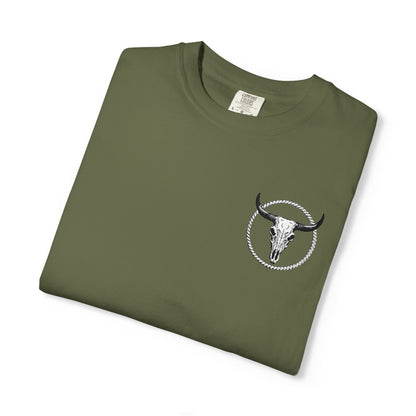 Mntain Outlaw Embroidered Unisex Garment-Dyed T-shirt
