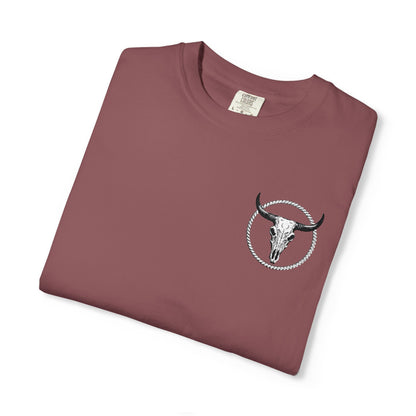Mntain Outlaw Embroidered Unisex Garment-Dyed T-shirt