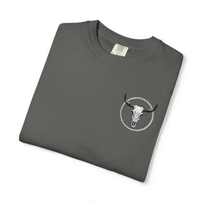 Mntain Outlaw Embroidered Unisex Garment-Dyed T-shirt