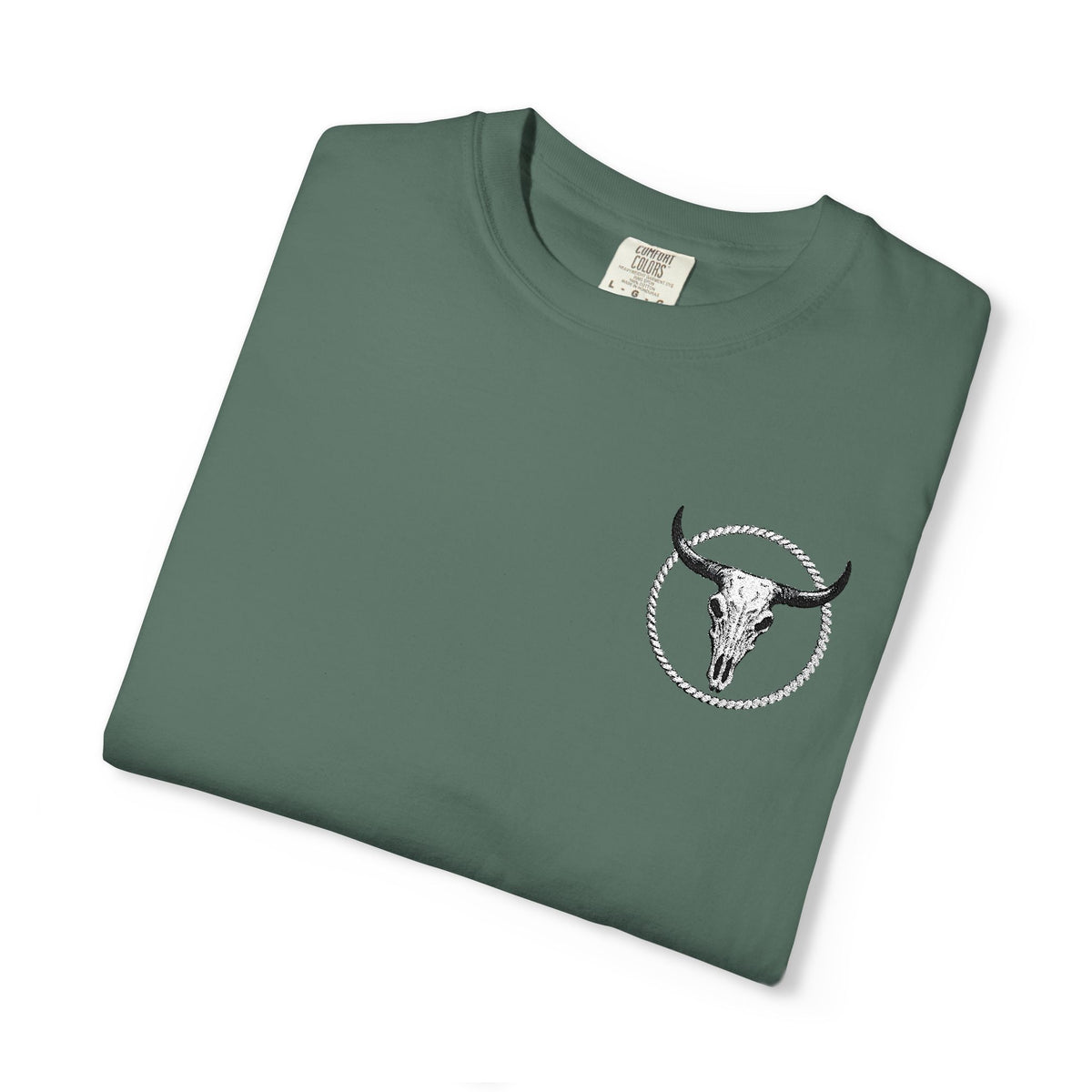 Mntain Outlaw Embroidered Unisex Garment-Dyed T-shirt