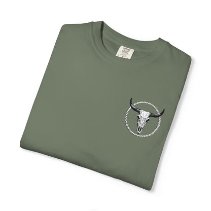 Mntain Outlaw Embroidered Unisex Garment-Dyed T-shirt