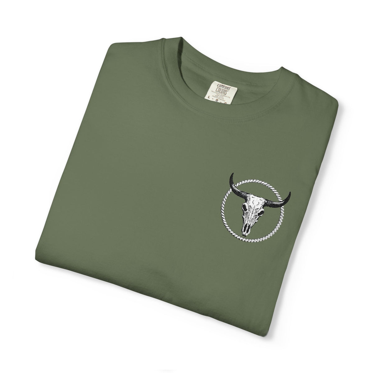 Mntain Outlaw Embroidered Unisex Garment-Dyed T-shirt
