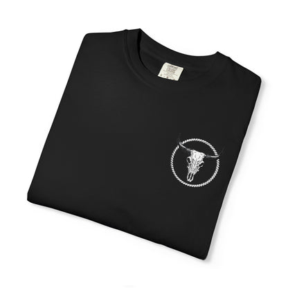 Mntain Outlaw Embroidered Unisex Garment-Dyed T-shirt