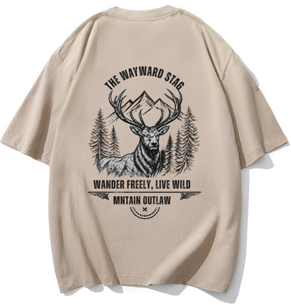 Mntain Outlaw - The Wayward Stag Graphic T-Shirt