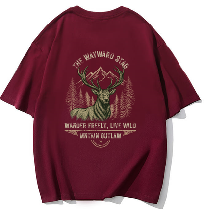 Mntain Outlaw - The Wayward Stag Graphic T-Shirt