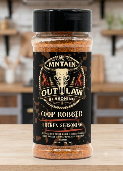 MNTAIN OUTLAW "Coop Robber" Signature Chicken Seasoning