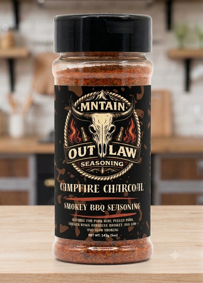 MNTAIN OUTLAW "Campfire Charcoal" Smoky Barbeque Seasoning