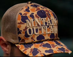 MNTAIN OUTLAW Retro Duck Camo Trucker Hat