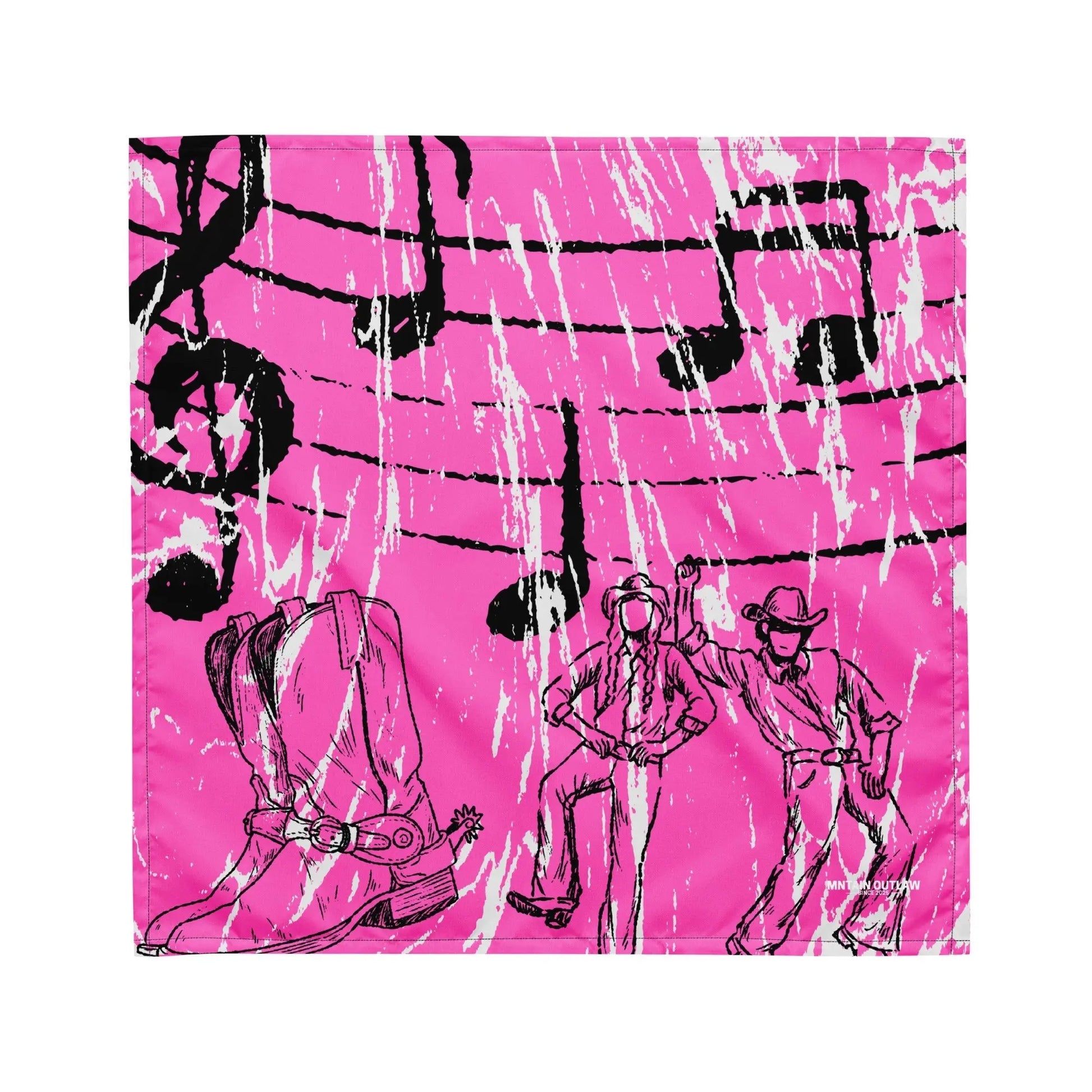 HONKY - TONK - OUTLAW BANDANNA - MNTAIN OUTLAW LTD