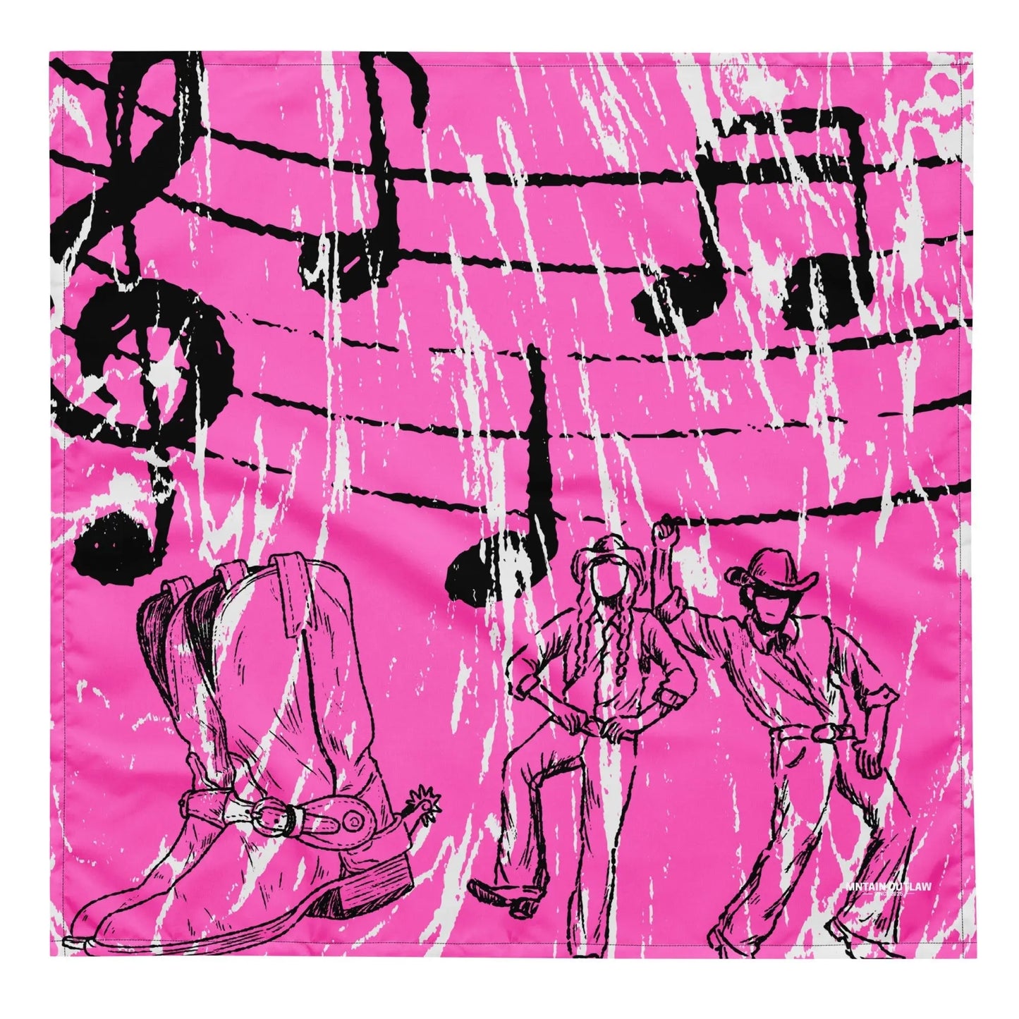 HONKY - TONK - OUTLAW BANDANNA - MNTAIN OUTLAW LTD