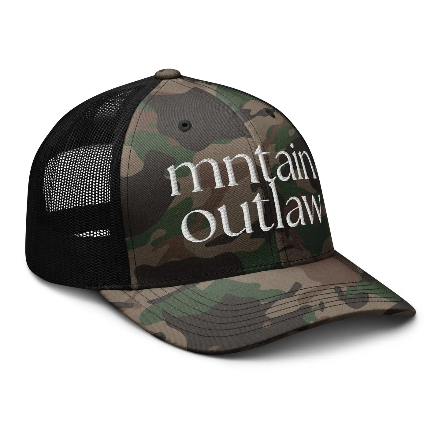 mnatin outlaw REBEL Camouflage trucker hat - MNTAIN OUTLAW LTD