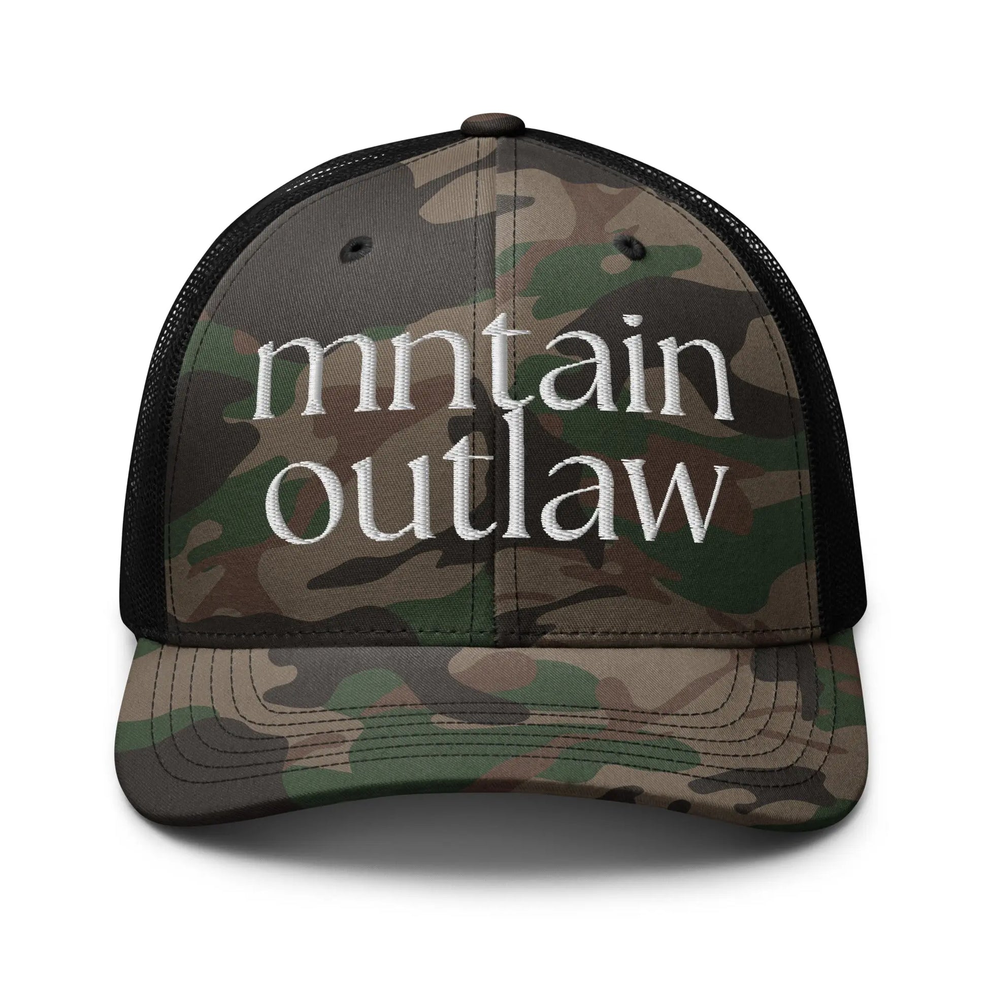 mnatin outlaw REBEL Camouflage trucker hat - MNTAIN OUTLAW LTD