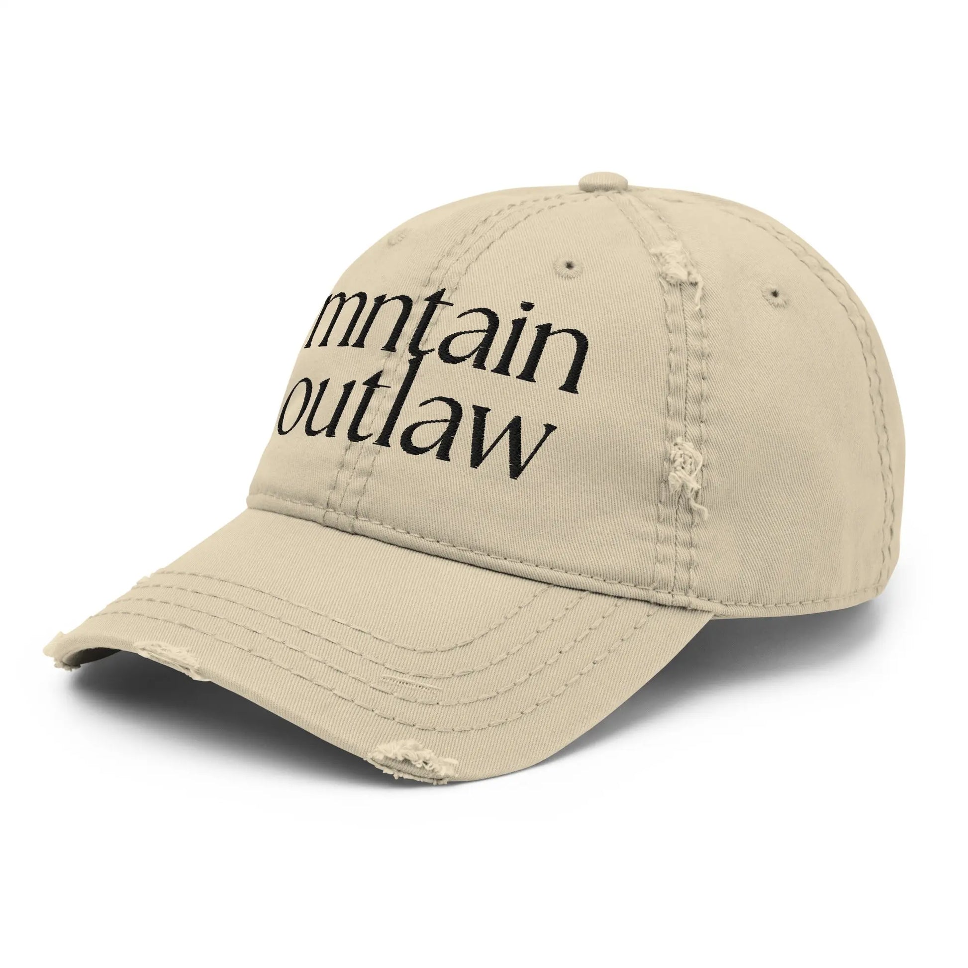 mnatin outlaw REBEL Distressed Dad Hat - MNTAIN OUTLAW LTD