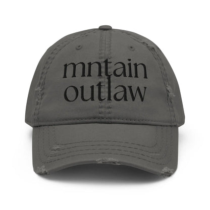 mnatin outlaw REBEL Distressed Dad Hat - MNTAIN OUTLAW LTD