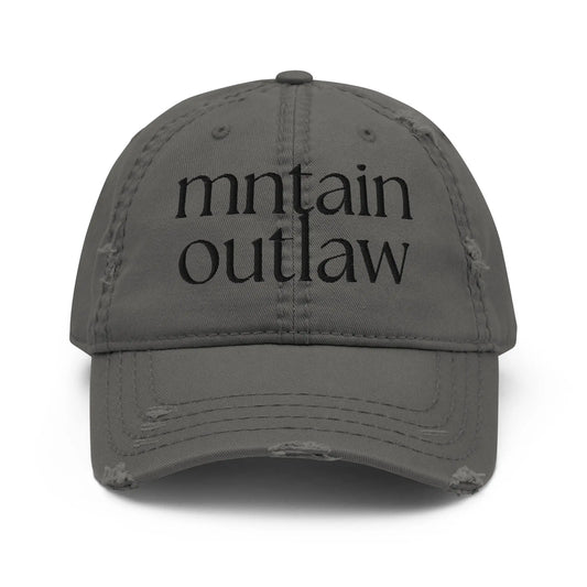 mnatin outlaw REBEL Distressed Dad Hat - MNTAIN OUTLAW LTD