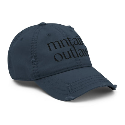 mnatin outlaw REBEL Distressed Dad Hat - MNTAIN OUTLAW LTD