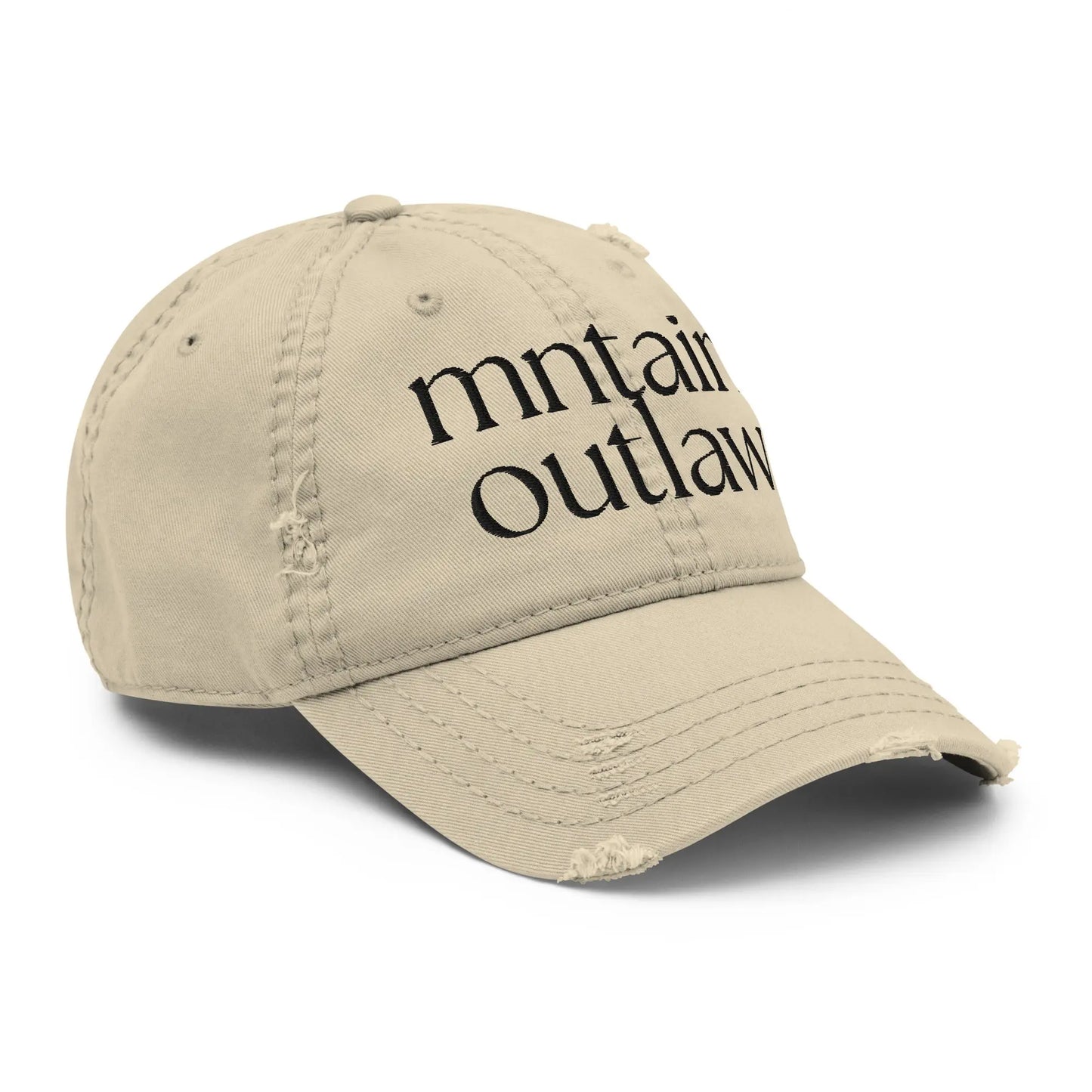 mnatin outlaw REBEL Distressed Dad Hat - MNTAIN OUTLAW LTD