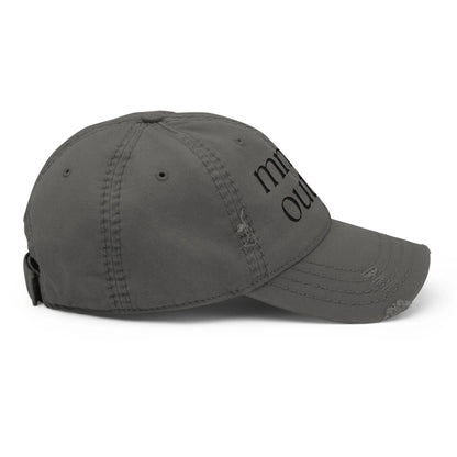 mnatin outlaw REBEL Distressed Dad Hat - MNTAIN OUTLAW LTD