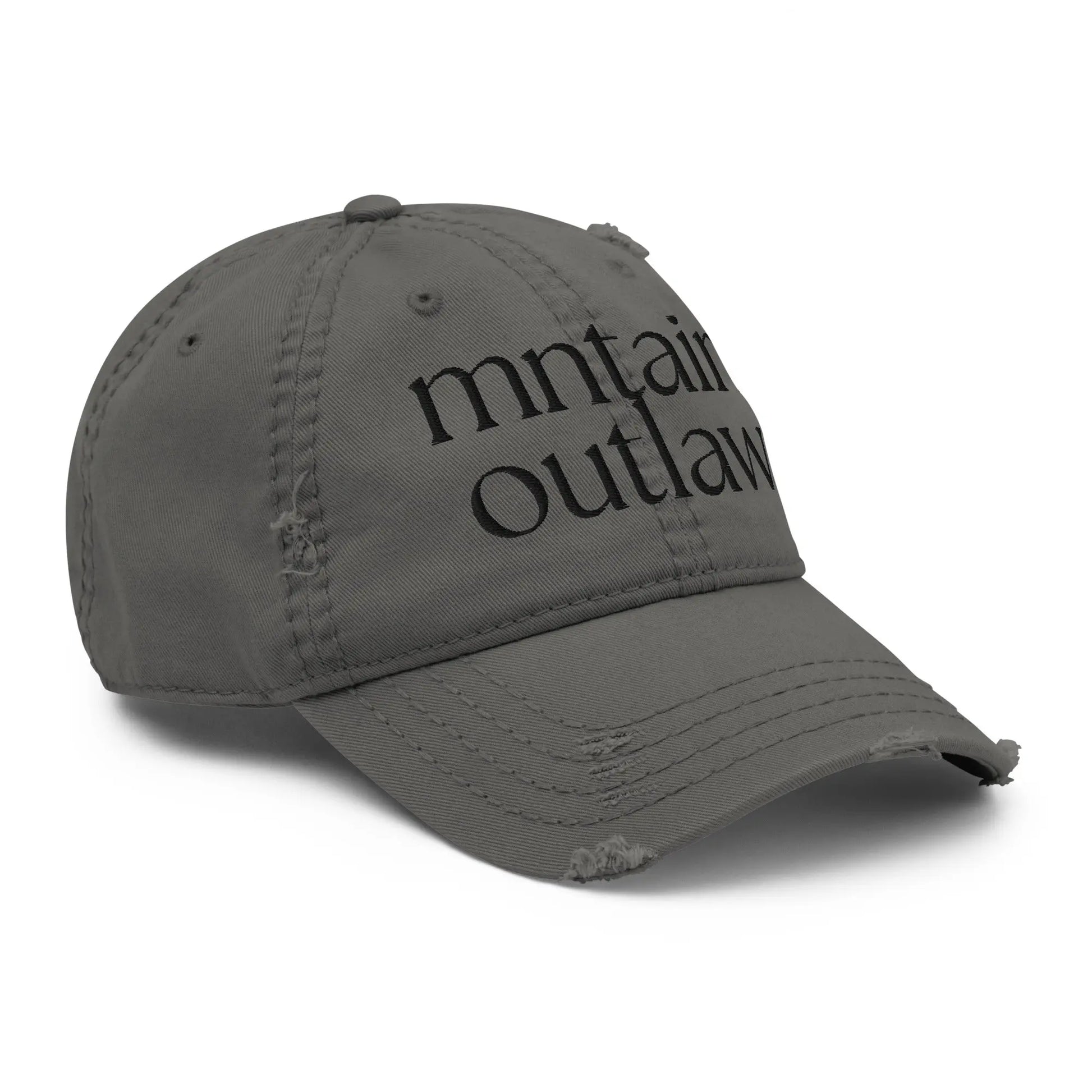 mnatin outlaw REBEL Distressed Dad Hat - MNTAIN OUTLAW LTD