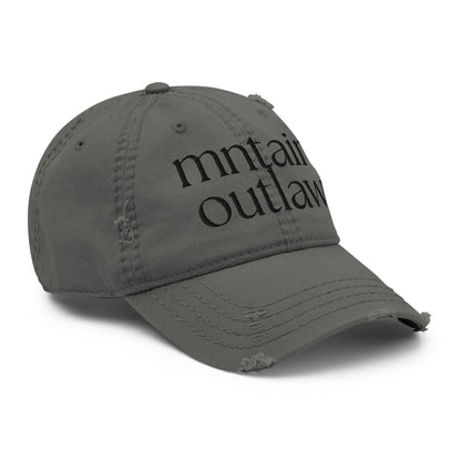 mnatin outlaw REBEL Distressed Dad Hat - MNTAIN OUTLAW LTD