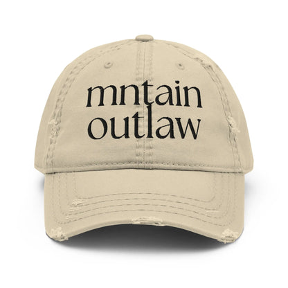 mnatin outlaw REBEL Distressed Dad Hat - MNTAIN OUTLAW LTD