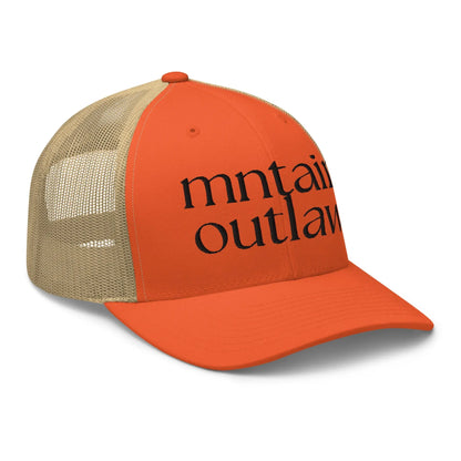 mnatin outlaw REBEL Trucker Cap - MNTAIN OUTLAW LTD