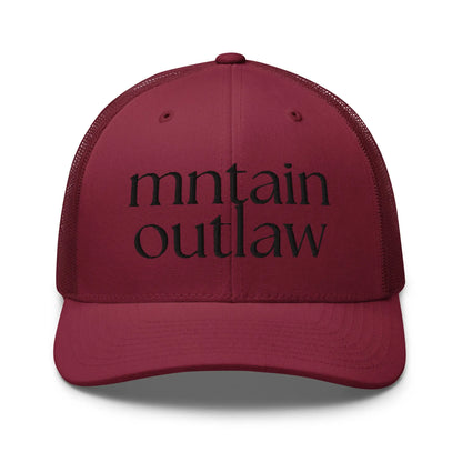 mnatin outlaw REBEL Trucker Cap - MNTAIN OUTLAW LTD
