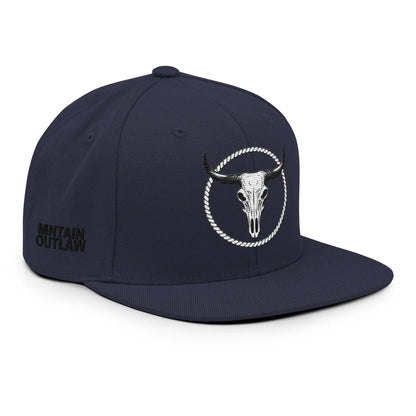mntain outlaw BOLD Snapback Hat - MNTAIN OUTLAW LTD