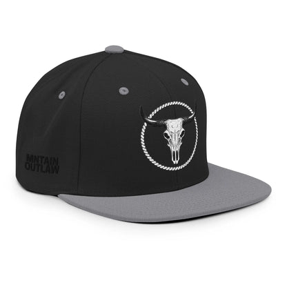 mntain outlaw BOLD Snapback Hat - MNTAIN OUTLAW LTD