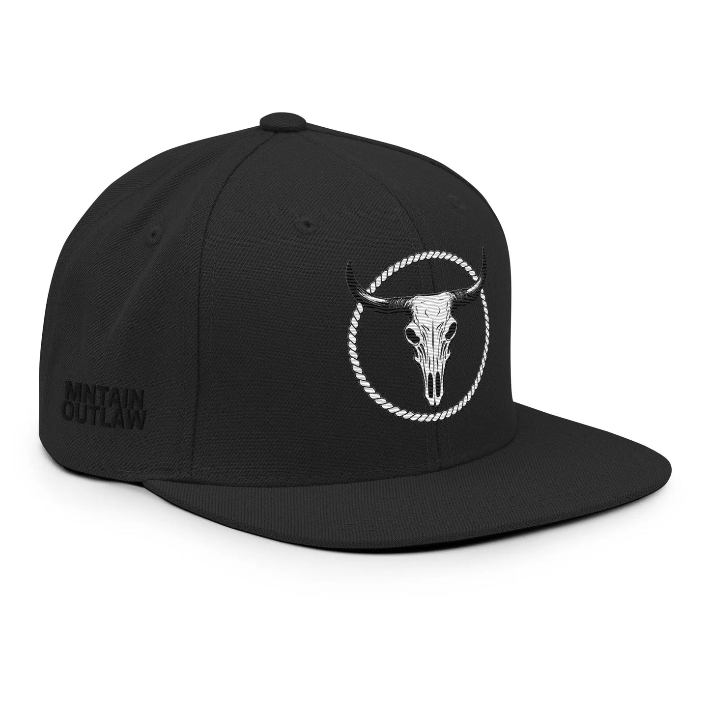 mntain outlaw BOLD Snapback Hat - MNTAIN OUTLAW LTD