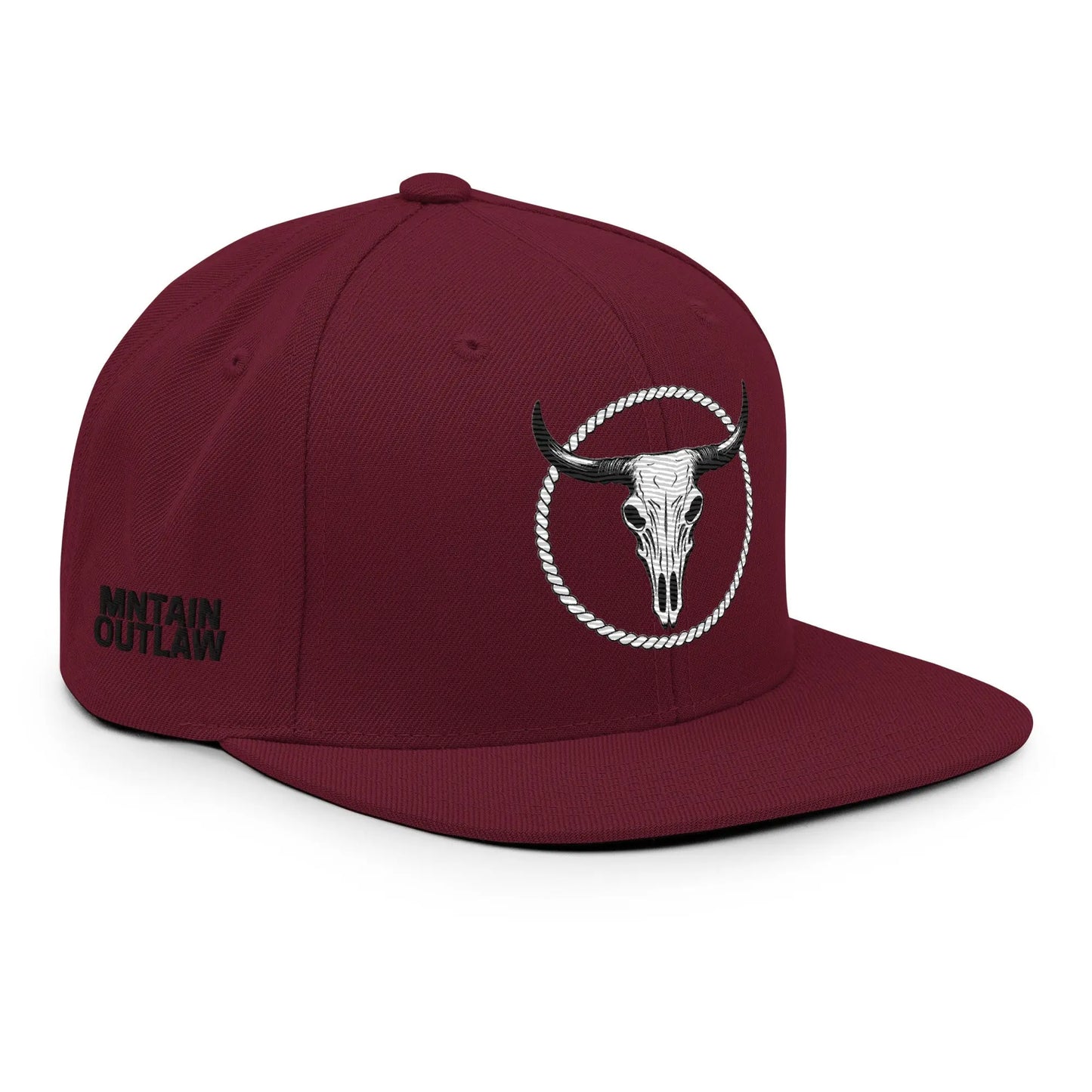 mntain outlaw BOLD Snapback Hat - MNTAIN OUTLAW LTD