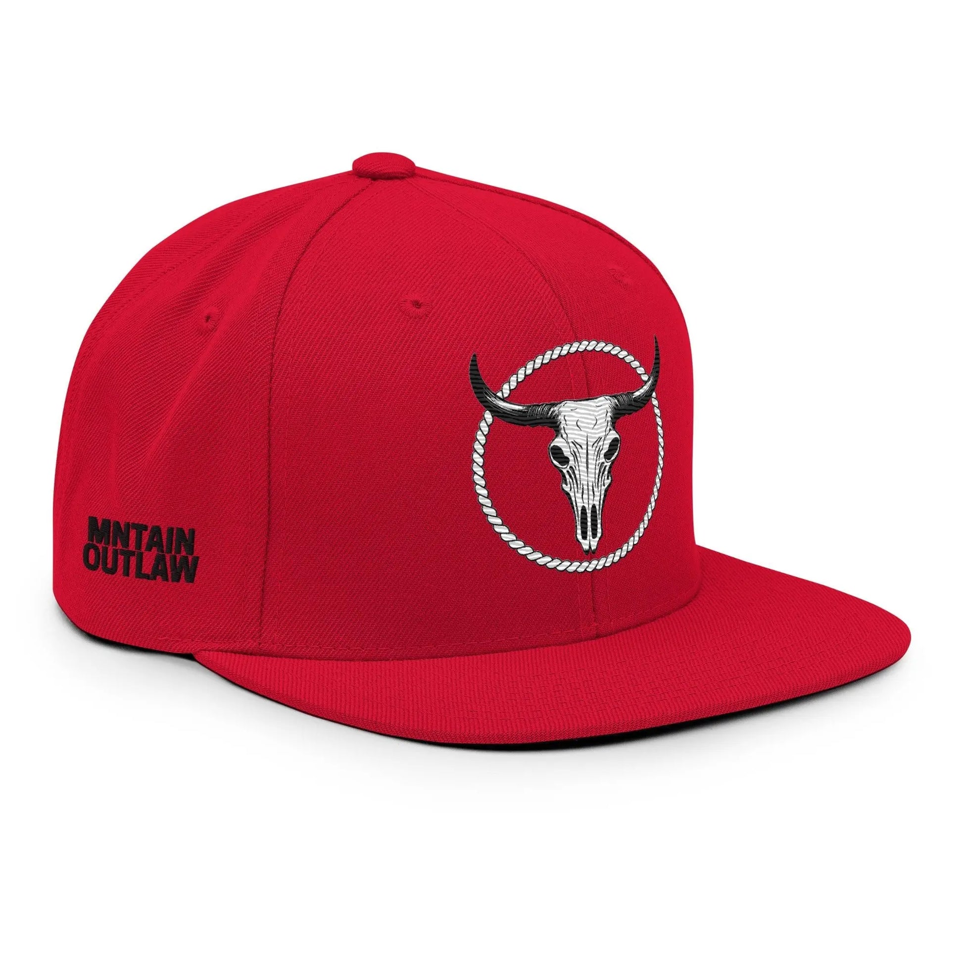 mntain outlaw BOLD Snapback Hat - MNTAIN OUTLAW LTD