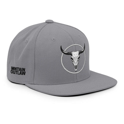 mntain outlaw BOLD Snapback Hat - MNTAIN OUTLAW LTD