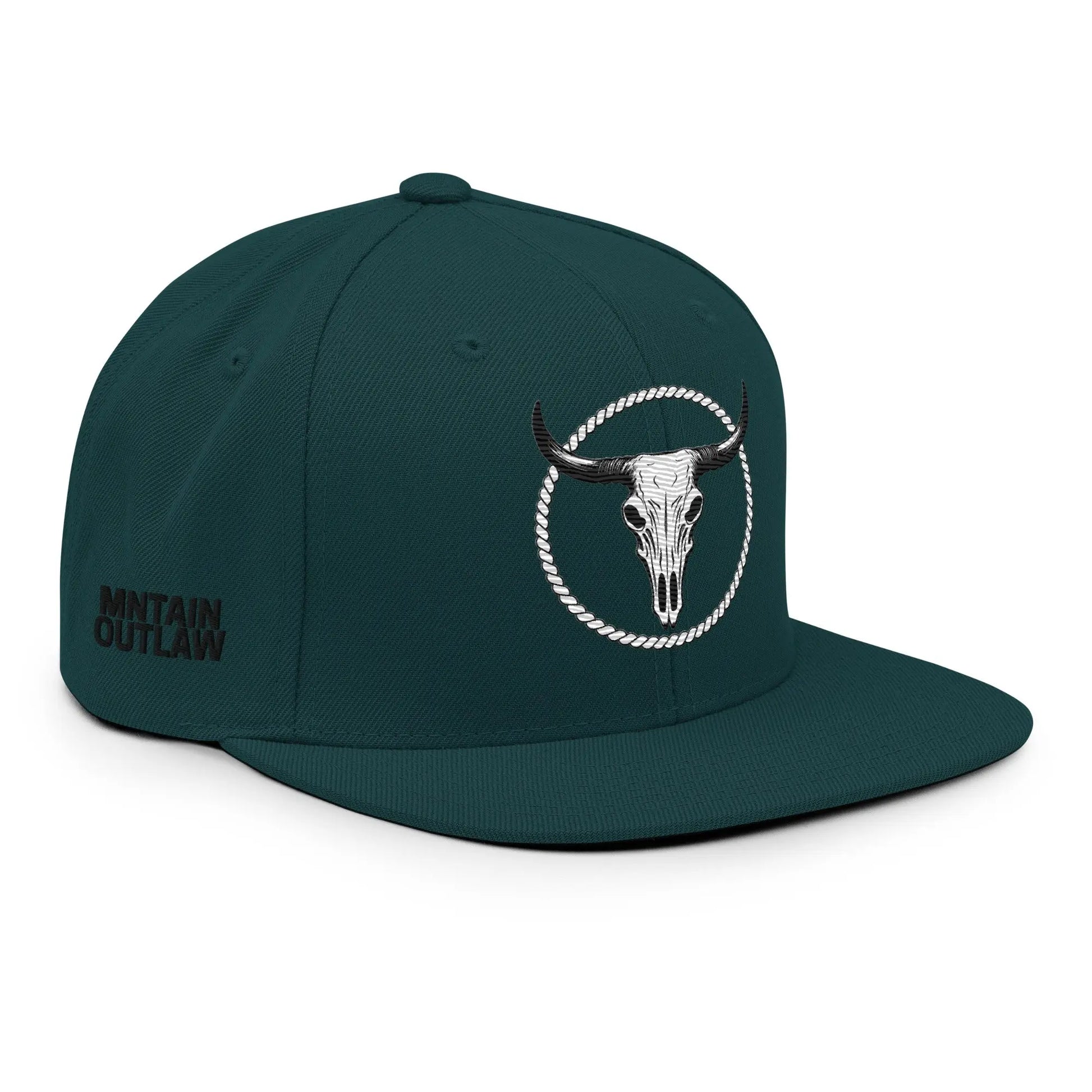 mntain outlaw BOLD Snapback Hat - MNTAIN OUTLAW LTD